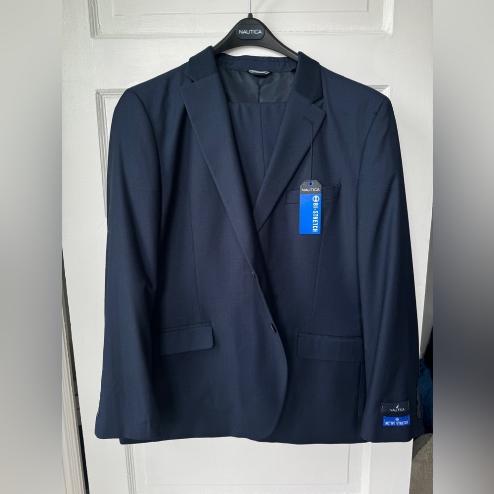 Nautica 2 Piece Suit 48R